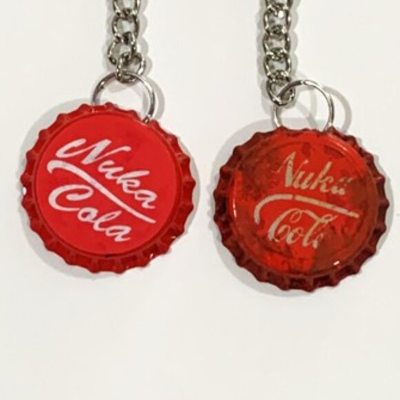 Fallout 4 Nuka Cola Cap Keychains - Pre & Post War Style - 3.5inch Keychains - Picture 4 of 11